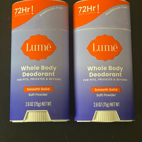 LUME Other - COPY - Cream Whole Body Deodorant Bath & Body
 
PACKAGE OF 2